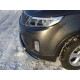 Защита передняя двойная 60-50 мм ТСС для Kia Sorento 2012-2020