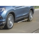 Пороги алюминиевые Rival Premium для Honda Pilot 2016-2021