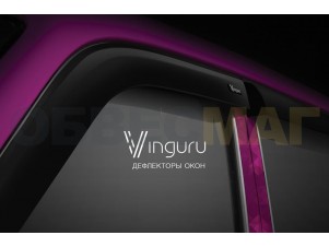 Дефлекторы окон Vinguru 4 штуки для Mitsubishi ASX № AFV29610